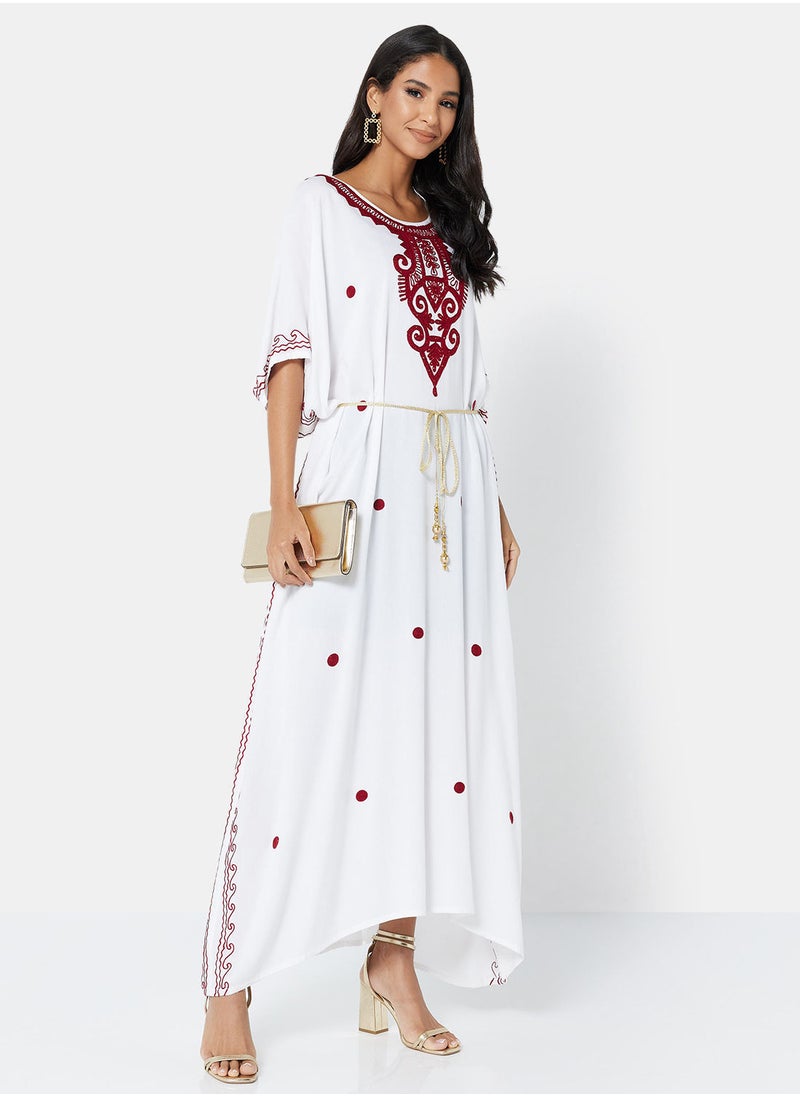 ARABIAN CLOSET EMBROIDERED KAFTAN  - Image 3