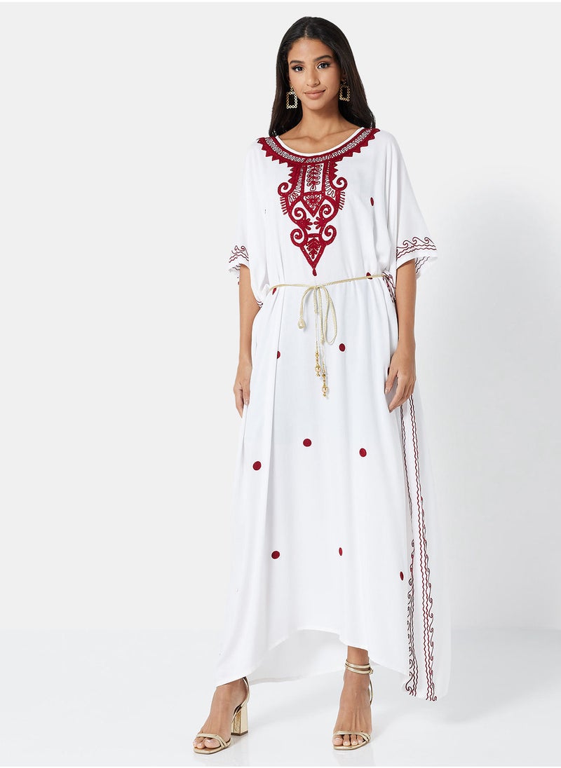 ARABIAN CLOSET EMBROIDERED KAFTAN  - Image 1