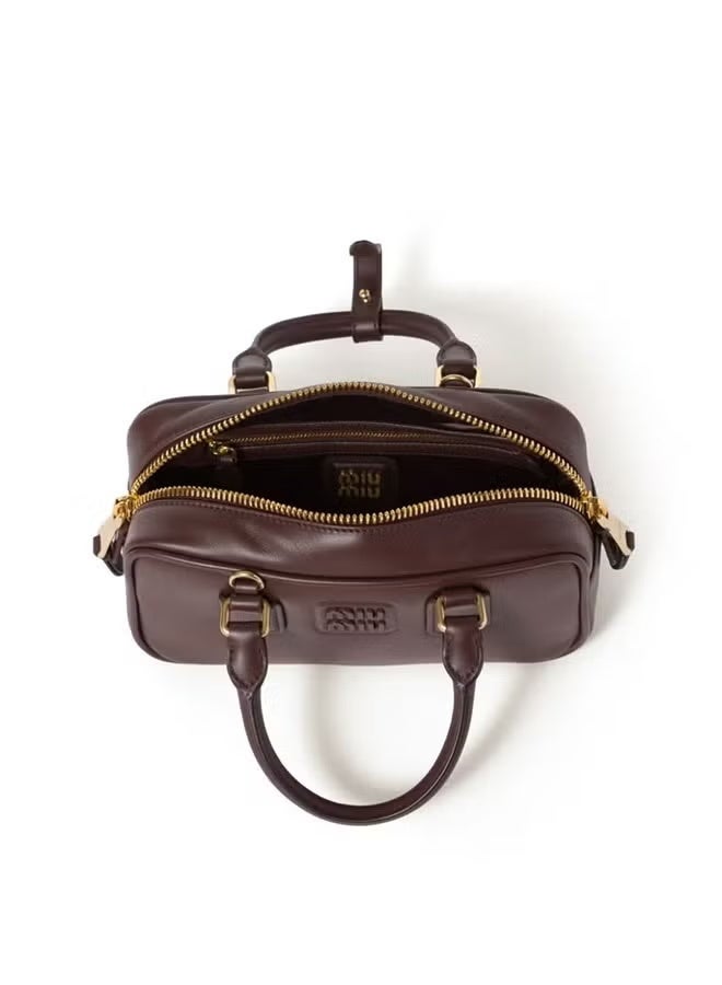 MIU Miu Women's Arcadie Leather Small Tote Crossbody Bag - Image 3