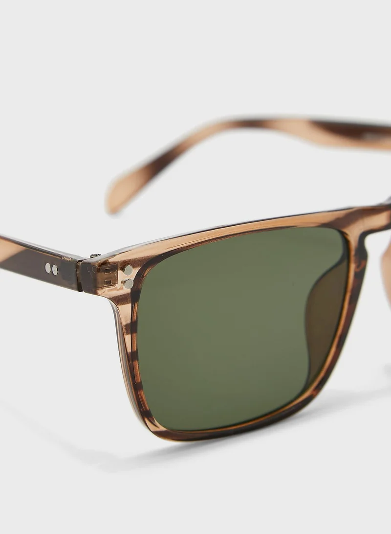 Seventy Five Printed Wayfarer Sunglasses