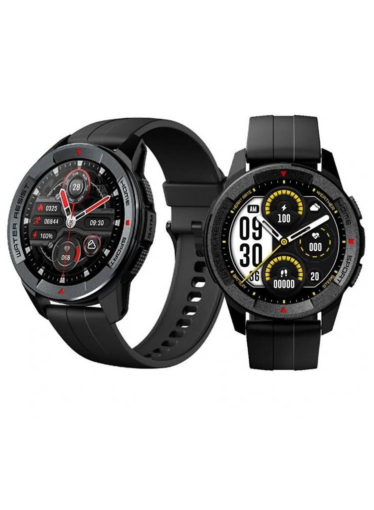 Mibro Bluetooth Smartwatch 1.3 Inch AMOLED Screen 38 Sports Modes Heart Rate Blood Oxygen Sleep Monitoring Water-Resistant 350mAh Battery 60 Days Long Standby Time Multi-language - Black - Image 3