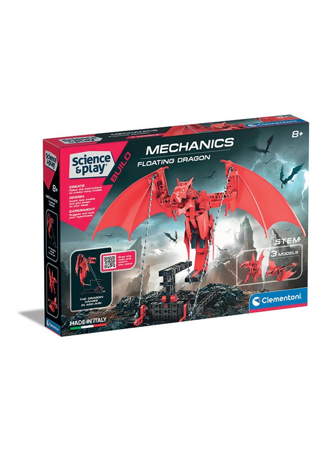 كلمينتوني لعبة كليمنتوني للعلوم واللعب - التنين العائم لمختبر الميكانيكا - للأعمار من 8 سنوات فما فوق - Image 1