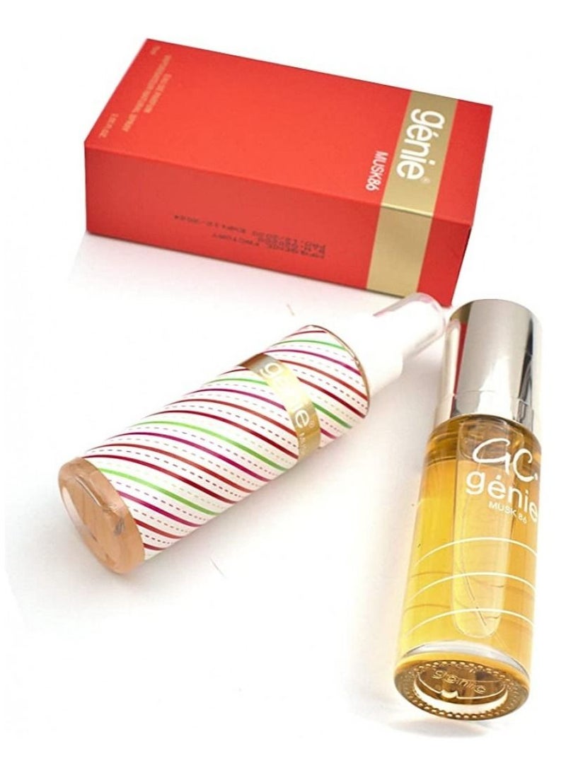 Genie Collection - Musk Set Natural Spray Perfume 75ml + Splash 100 ml - Image 1