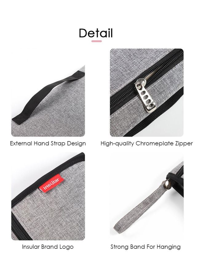 Foldable Compact Portable Travel Baby Diaper Changing Pad With Multiple Pockets - Image 4