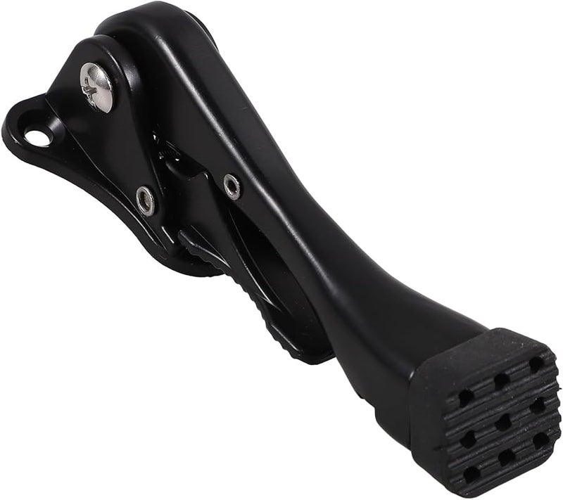 Unomor Heavy Duty Adjustable Door Stopper Kickdown Black Finish for Home Office - Image 2