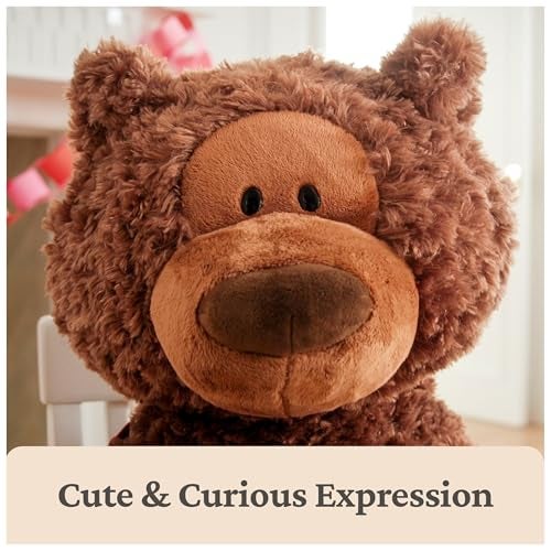 GUND Jumbo Philbin Teddy Bear Large Teddy Bear Stuffed Animal for Ages 1 and Up Plush Toy Chocolate Brown 29 - Image 5