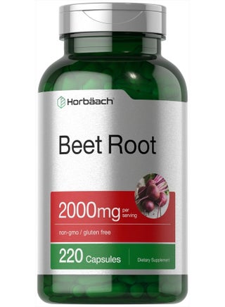 Beet Root Powder Capsules | 220 Pills | Herbal Extract | Non-GMO, Gluten Free Supplement - pzsku/Z652ECF5F5A0575F9B182Z/45/_/1738998359/ca8cbfdc-8cb3-48f8-950a-332dd045cca6