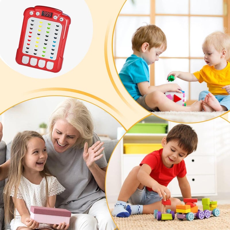 Music Rhythm Electronic Board Game Portable Console with Manual Speed Button Dance Machine Puzzle Challenge for Kids Battery Version - Image 5