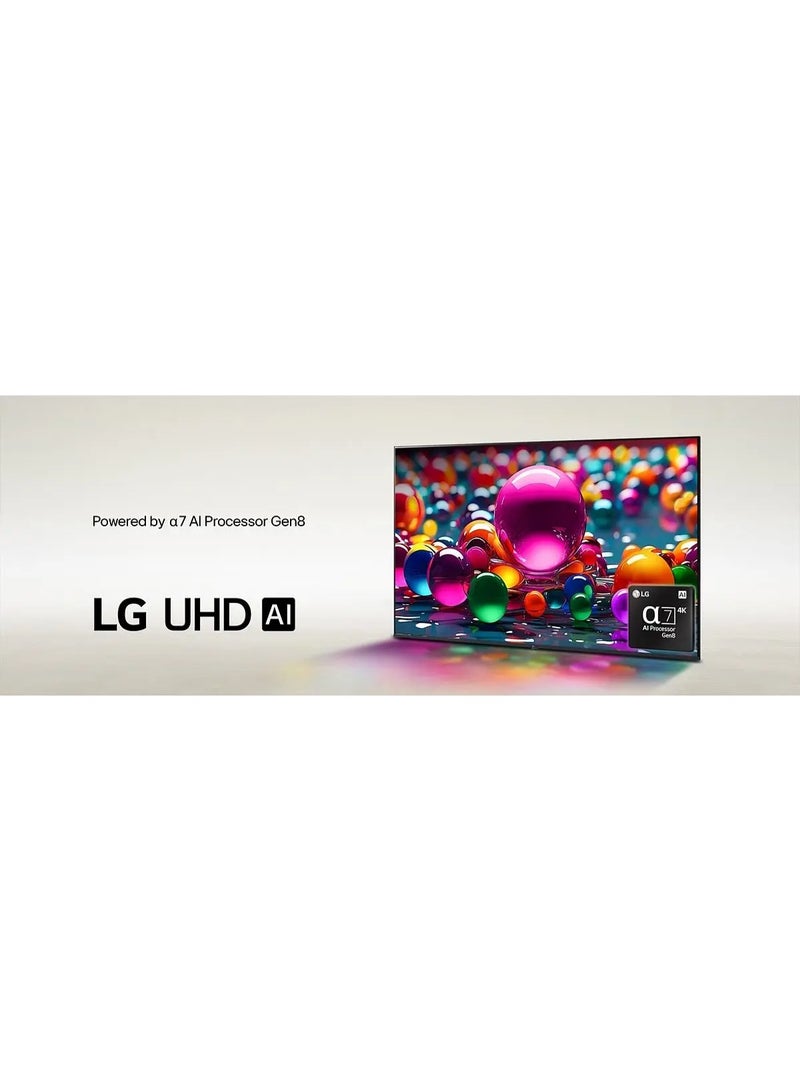 LG 43 inch  UHD 4K Smart TV Black 43UA85006LA Black - Image 2