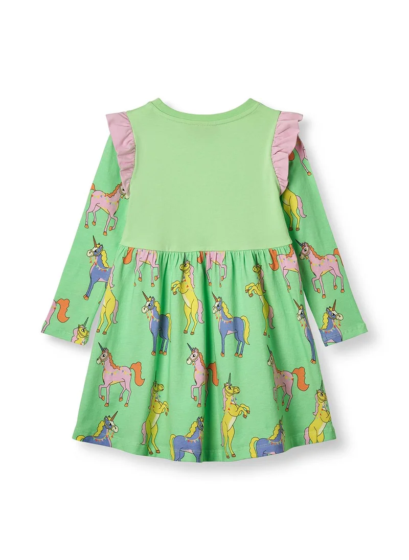 Småfolk Dress with unicorns