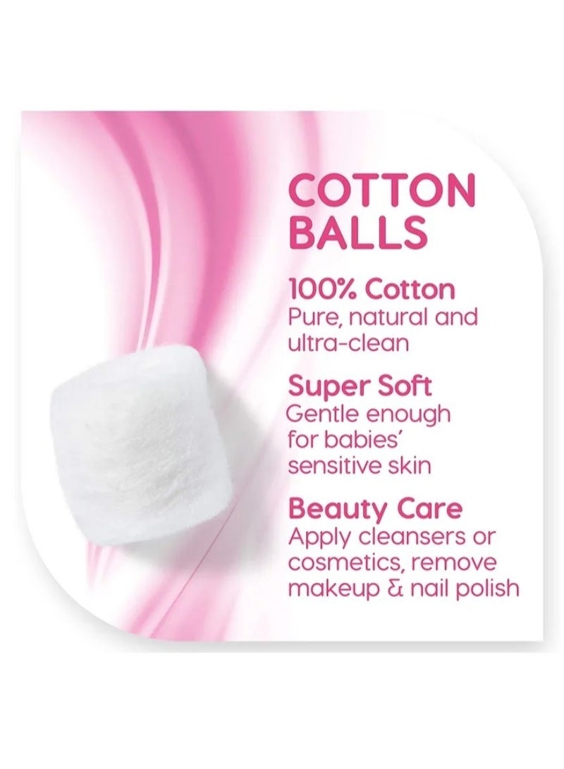 العرايس كرات قطنية نقية 100% - 50 قطعة - Image 2