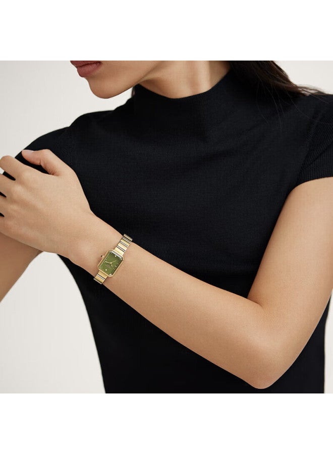 Lola Rose Sugar Cube Green Watch Set Women's Watch Women's Qixi Valentine's Day Gift For Girlfriend - Image 1