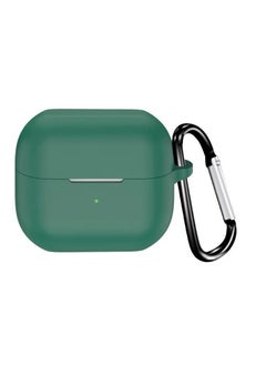 Generic Soft Silicone Cover For Samsung Galaxy Buds 3/3 Pro Case With Hook Antifall Protective Sleeve Accessories (Green)  - Image 2