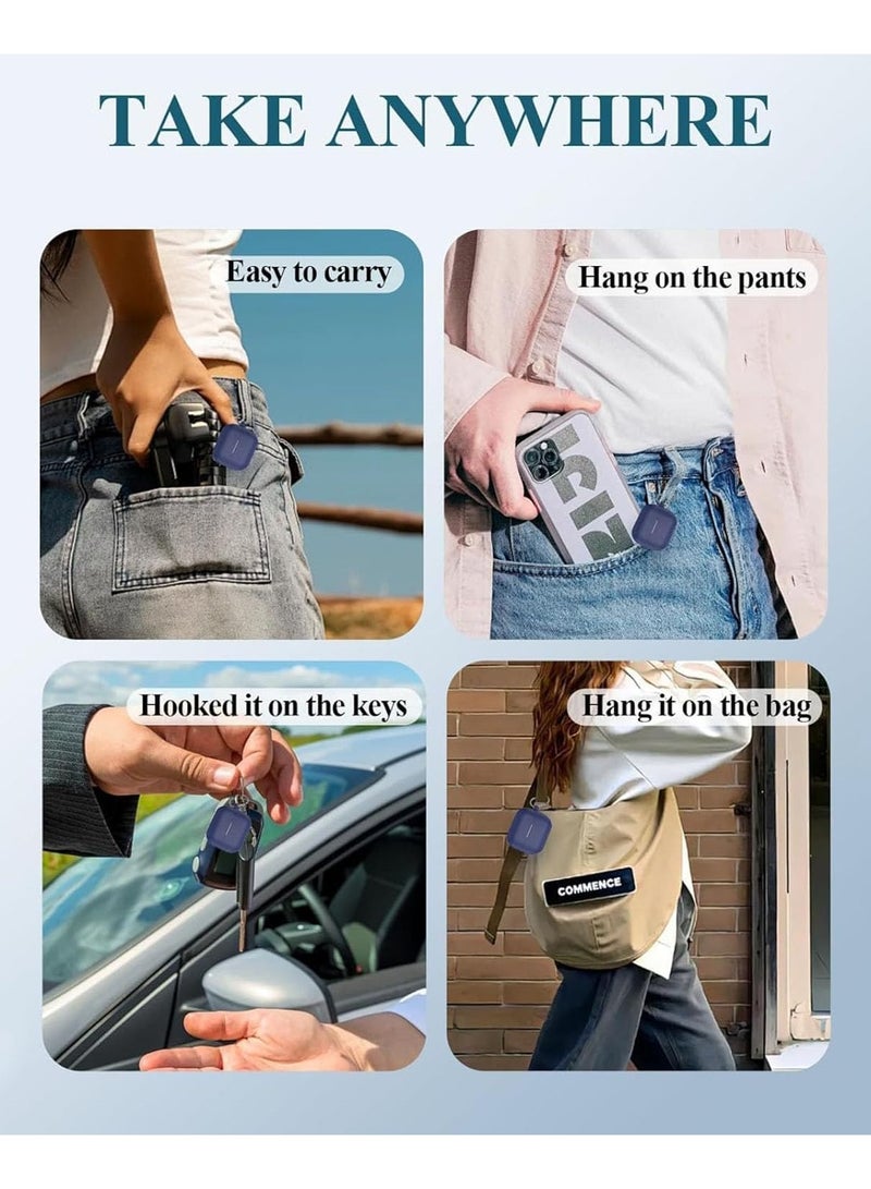 Soft Silicone Cover For Samsung Galaxy Buds 3/3 Pro Case With Hook Antifall Protective Sleeve Accessories (Green) - Image 4