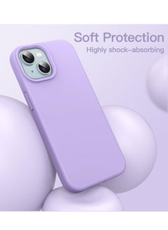 BORTONY iPhone 15 Plus Case 6.7 Inch Silicone Silky-Soft Touch iPhone 15 Plus Cover Full-Body Slim Thin Phone Case Shockproof Protective Case Cover for Apple iPhone 15 Plus  - Image 4