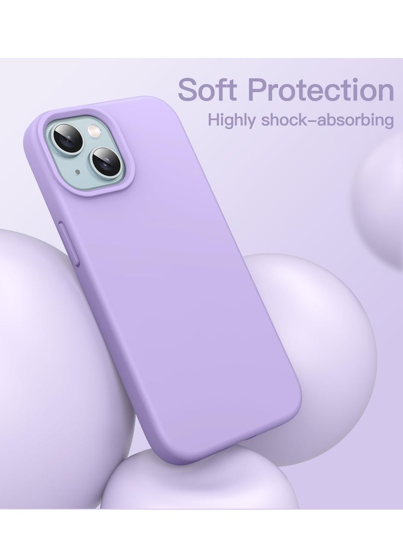 BORTONY - iPhone 15 Plus Case 6.7 Inch Silicone Silky-Soft Touch iPhone 15 Plus Cover Full-Body Slim Thin Phone Case Shockproof Protective Case Cover for Apple iPhone 15 Plus - Image 1