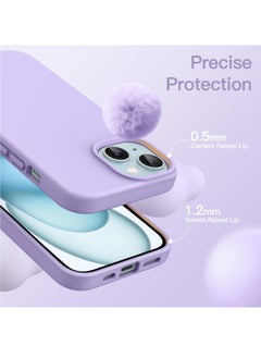 BORTONY iPhone 15 Plus Case 6.7 Inch Silicone Silky-Soft Touch iPhone 15 Plus Cover Full-Body Slim Thin Phone Case Shockproof Protective Case Cover for Apple iPhone 15 Plus  - Image 5