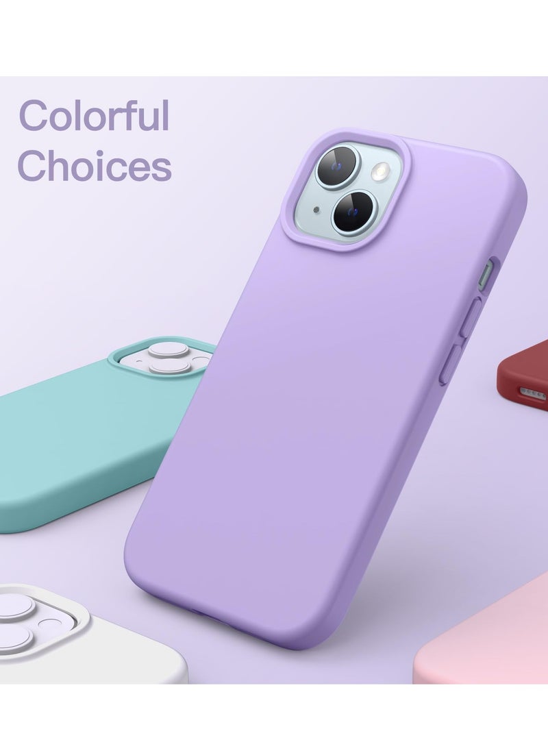 BORTONY - iPhone 15 Plus Case 6.7 Inch Silicone Silky-Soft Touch iPhone 15 Plus Cover Full-Body Slim Thin Phone Case Shockproof Protective Case Cover for Apple iPhone 15 Plus - Image 1