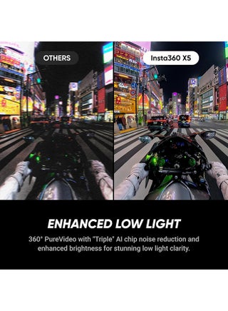 X5 - Waterproof 8K 360° Action Camera, Leading Low Light, Invisible Selfie Stick Effect, Rugged and Replaceable Lens, 3-Hour Battery, Built-in Wind Guard, Stabilization, Triple AI Chip Design - view 3