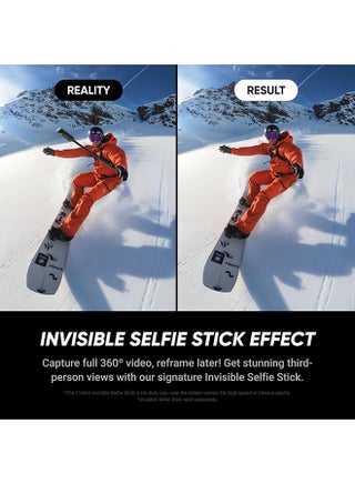 X5 - Waterproof 8K 360° Action Camera, Leading Low Light, Invisible Selfie Stick Effect, Rugged and Replaceable Lens, 3-Hour Battery, Built-in Wind Guard, Stabilization, Triple AI Chip Design - view 4
