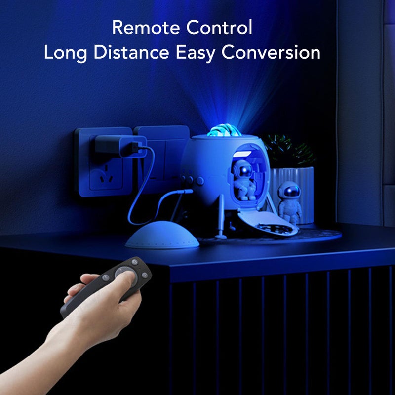 Galaxy Star Projector Lamp with Bluetooth Speaker Remote Control for Bedroom Home Theater - Image 5