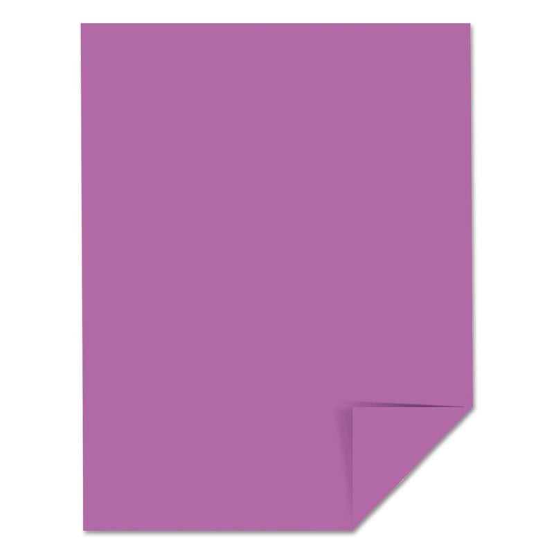 Neenah Astrobrights Color Cardstock, 65 lb Cover Weight, 8.5 x 11, Planetary Purple, 250/Pack - Image 4