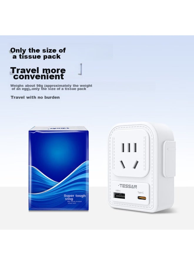 Tessan 20w Usb Uk Standard Adapter/travel Converter/hong Kong Adapter, Suitable For Uk Standard Regions - Image 3