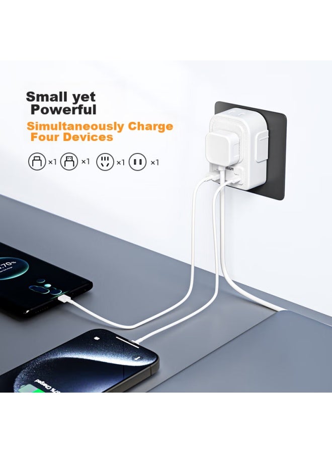 Tessan 20w Usb Uk Standard Adapter/travel Converter/hong Kong Adapter, Suitable For Uk Standard Regions - Image 1