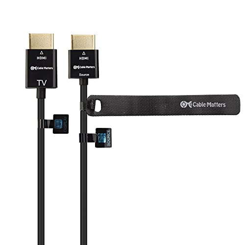 Cable Matters Unidirectional Active Ultra Thin HDMI Cable 15 ft with RedMere Technology (Ultra Slim HDMI Cable) 4K Rated with Ethernet - Image 5