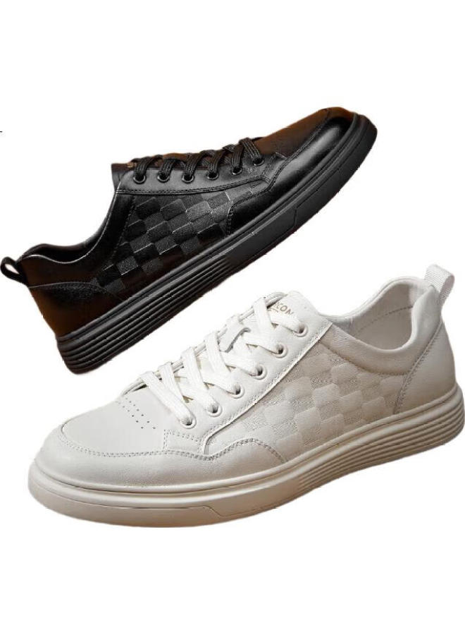 YEARCON Men'S Comfortable Casual Shoes Fashionable And Simple Sneakers 96617W Black Size 41 - Image 3