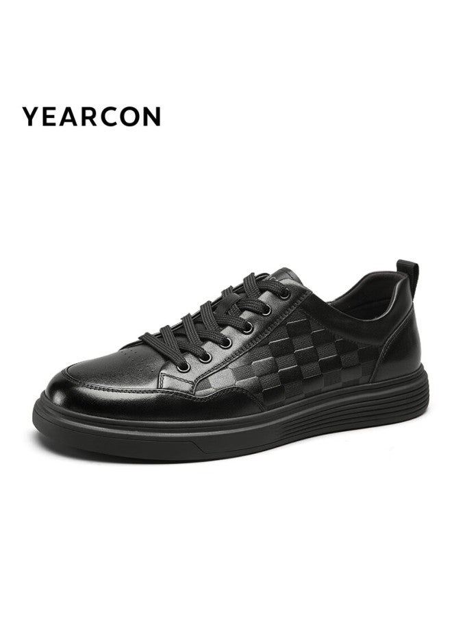 YEARCON Yierkang Men's Comfortable Casual Shoes Fashionable And Simple Sneakers 96617w Black Size 41 - Image 4