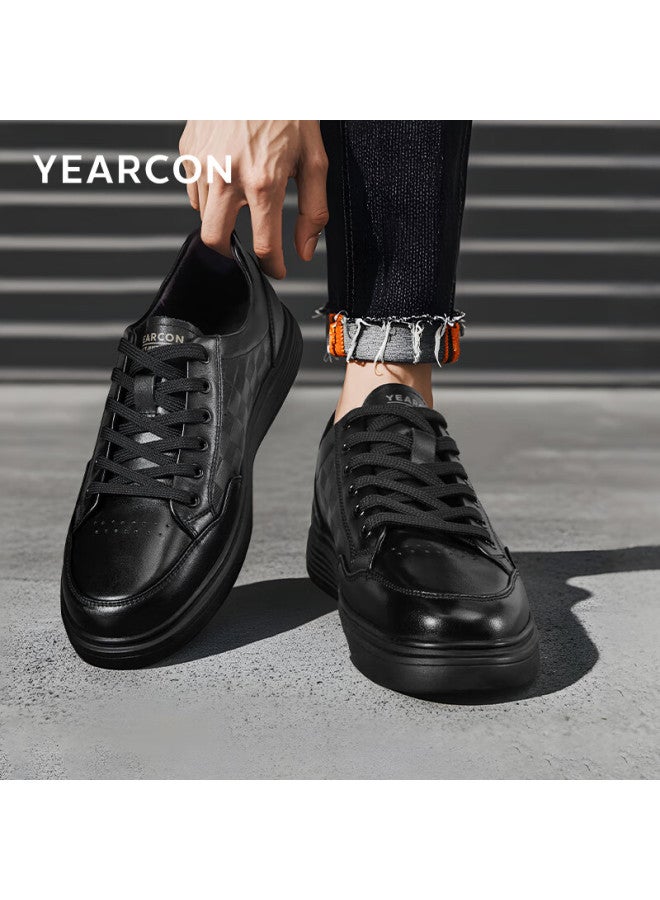 YEARCON Yierkang Men's Comfortable Casual Shoes Fashionable And Simple Sneakers 96617w Black Size 41 - Image 2
