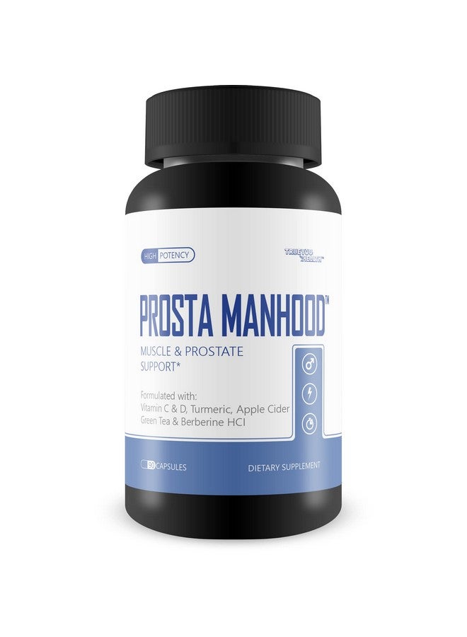 PROSTA Manhood - All-in-One Prostate Support - Promote Prostate Health - Support Blood Flow, Kidney Health, Normal Prostate Size - Promote Healthy Prostate Function - Additional Immune Health Support - Image 1