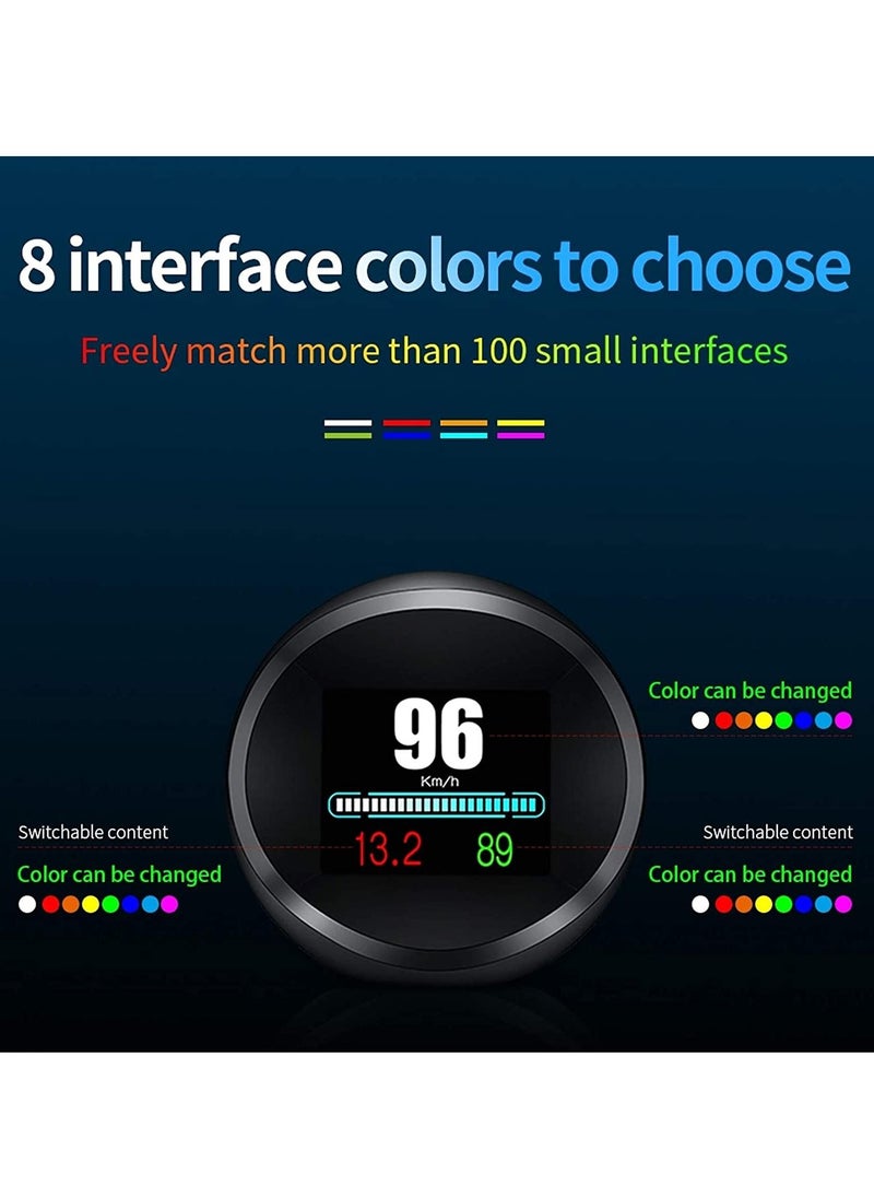 GULFLINK GULFLINK Head Up Display(HUD) Vehicle Speed Meter GP11  - Image 5
