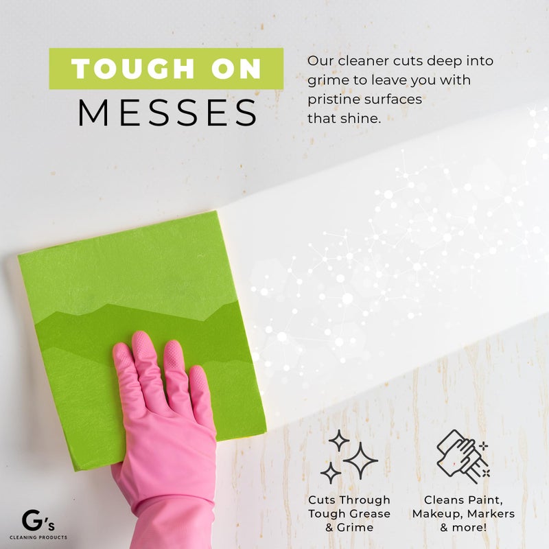 G's Cleaning Biodegradable All Purpose Cleaner - 32 oz Non-Toxic Natural Cleaning Spray - Multipurpose Cleaner Spray for Multi Surface, Kitchen, Counter Top, Furniture, Floor, Home and Household - Image 3