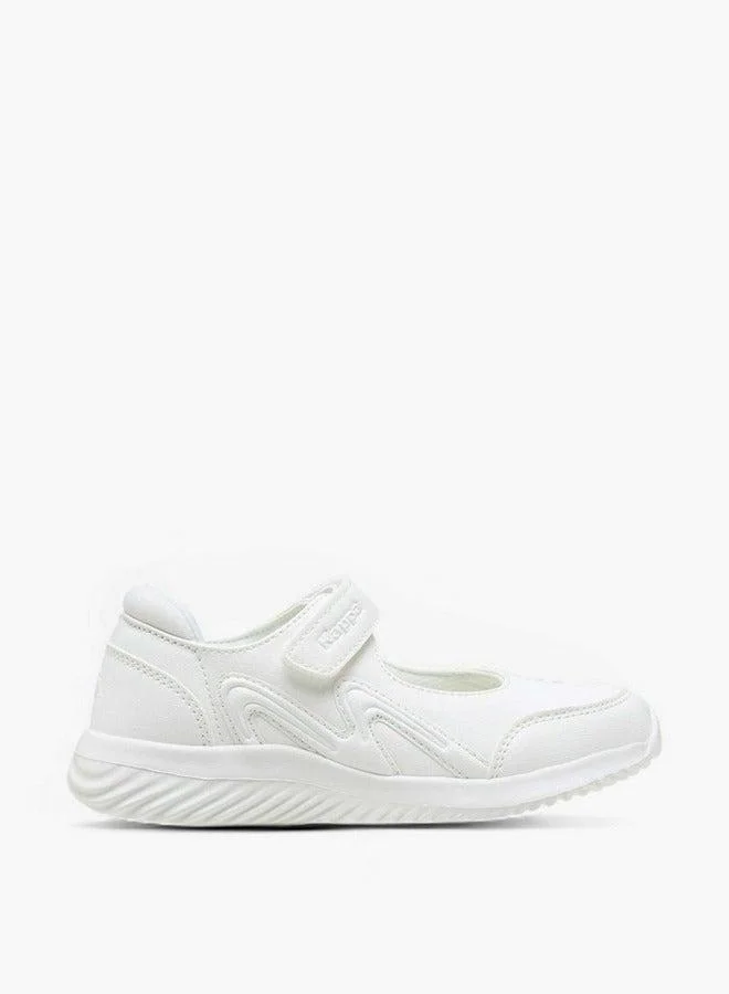 Kappa Girls' Panelled Mary Jane School Shoes with Hook and Loop Closure