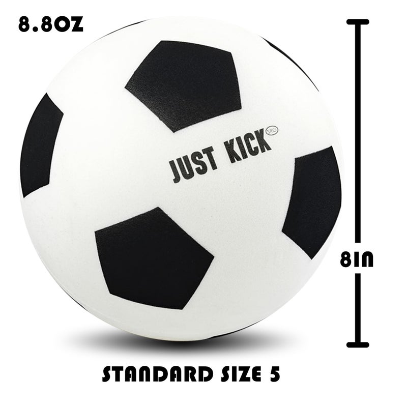 SRG Silent Foam Soccer Ball Size 5 â€“ Indoor Soft Soccer Training Ball, Quiet Lightweight Foam Ball for Dribbling & Footwork Practice, Noise-Free House Ball Gift in Premium Box - Image 5