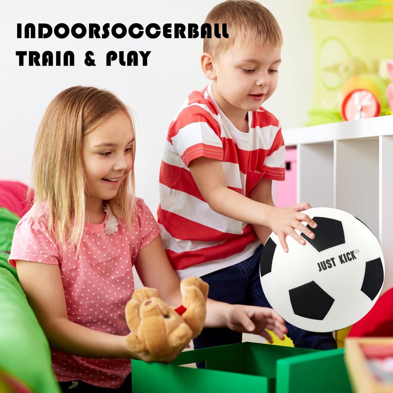 SRG Silent Foam Soccer Ball Size 5 â€“ Indoor Soft Soccer Training Ball, Quiet Lightweight Foam Ball for Dribbling & Footwork Practice, Noise-Free House Ball Gift in Premium Box - Image 2