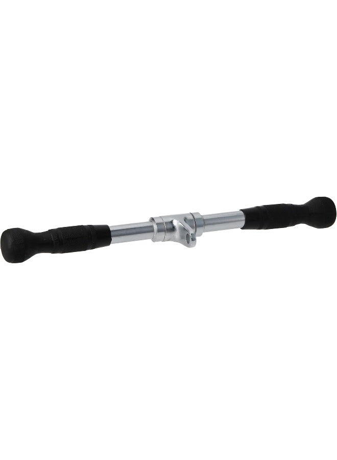 CAP Barbell CAP Barbell Deluxe Straight Bar Cable Attachment with Rubber Handgrips, 20"  - Image 3