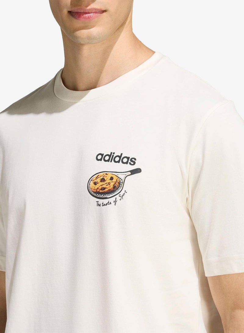 اديداس تيشيرت بطباعة بسكويت سناك - Image 3