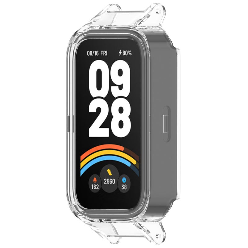 إيروريكس جراب حماية شفاف لساعة Xiaomi Smart Band 9 Active Hollow Pc نصف التغطية (شفاف) - Image 2