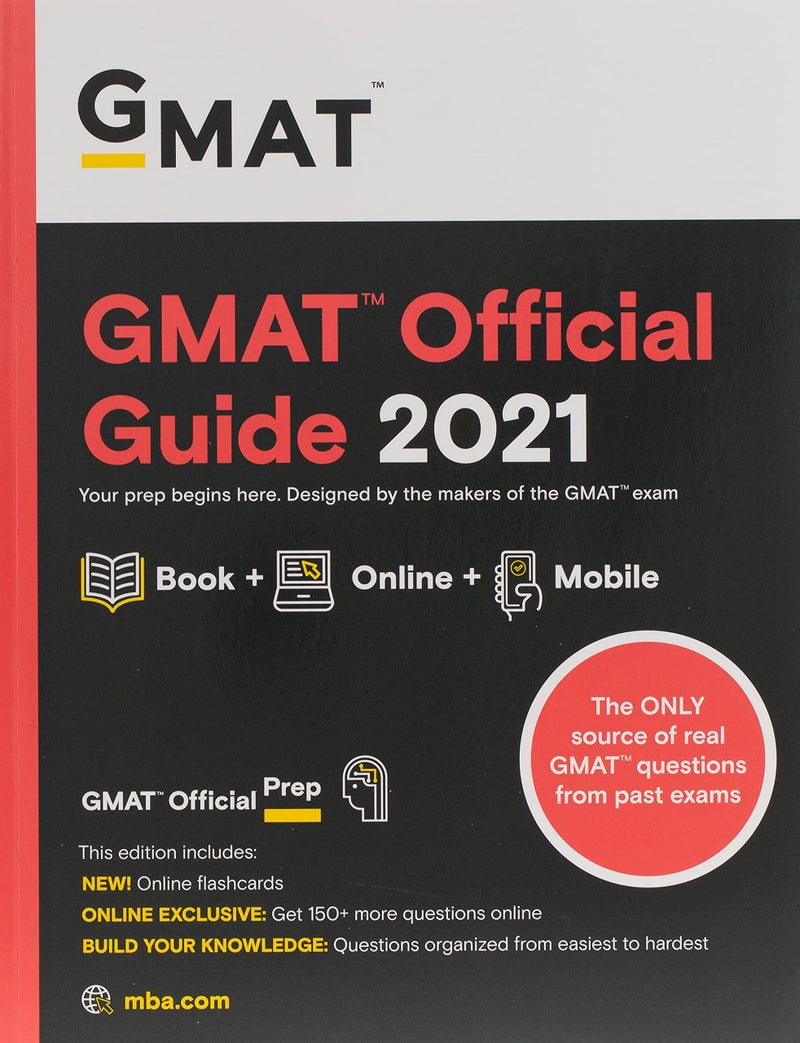 WILEY GMAT Official Guide 2021: Book + Online Question Bank