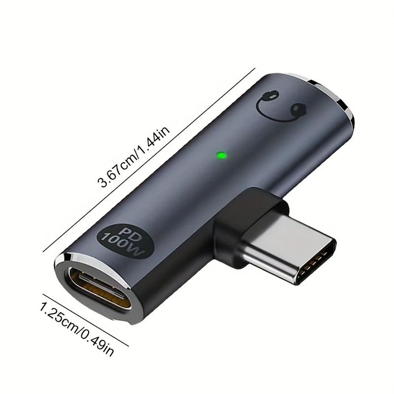 Grey USB C to 3 5mm Female Audio Adapter with PD100W Fast Charging Amplifier Function - Image 2