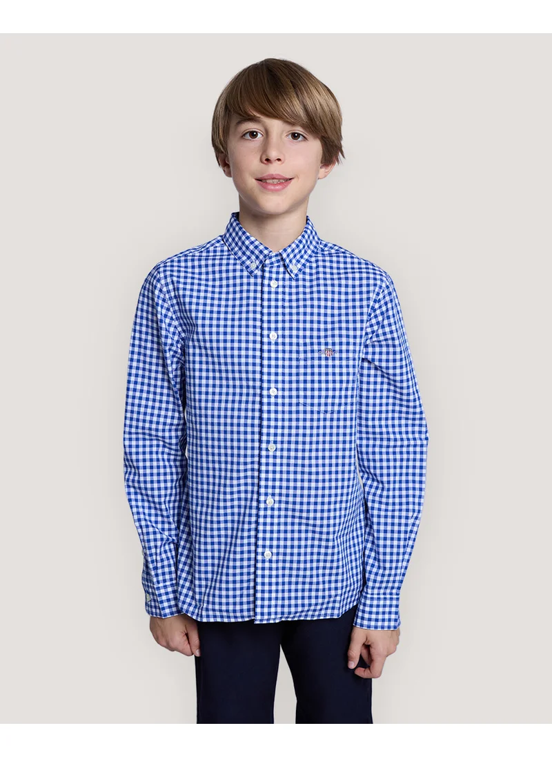 GANT Gant Teens Shield Gingham Poplin Shirt