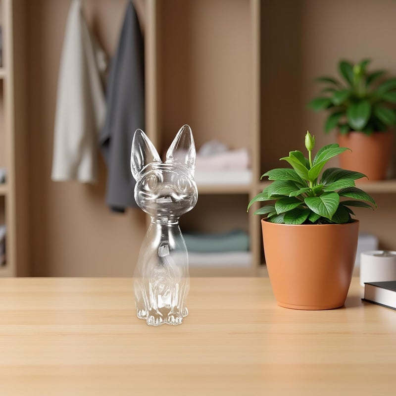Pet Hair Keepsake Jar with Cat Whiskers and Dog Hair Collection Glass Memorial Storage Bottle for Pet Beard Keepsake - Image 5
