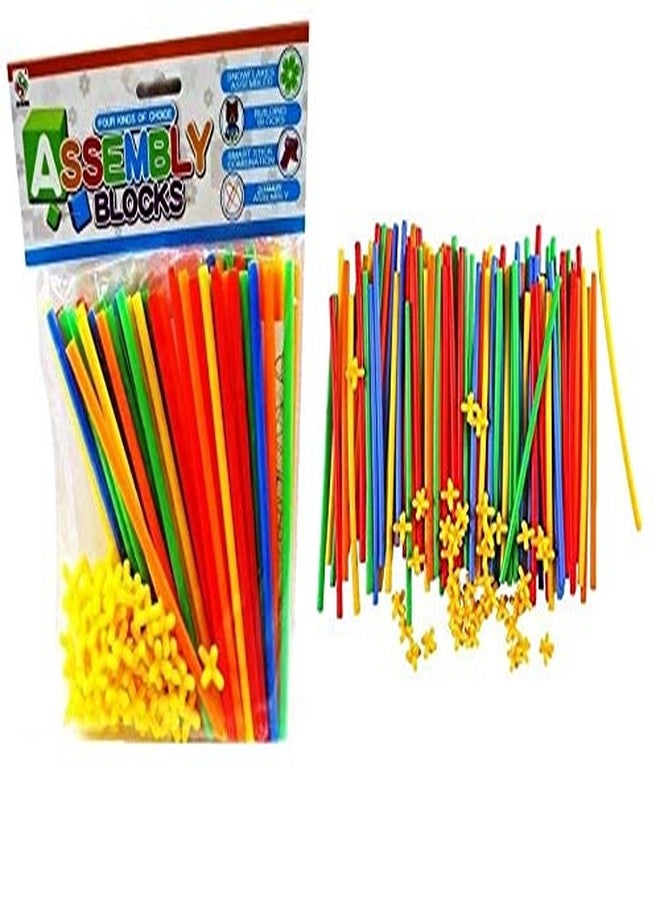 Quasar Educational Building Blocks Smart Stick with Different Shape Game Set for Kids Smart Sticks Best Fun Toys for Kids Return Gift - Multicolor - Image 1