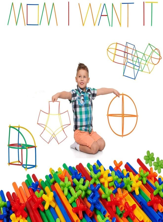 Quasar Educational Building Blocks Smart Stick with Different Shape Game Set for Kids Smart Sticks Best Fun Toys for Kids Return Gift - Multicolor - Image 2