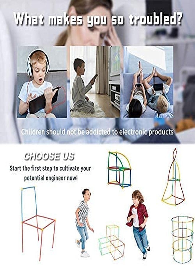 Quasar Educational Building Blocks Smart Stick with Different Shape Game Set for Kids Smart Sticks Best Fun Toys for Kids Return Gift - Multicolor - Image 3