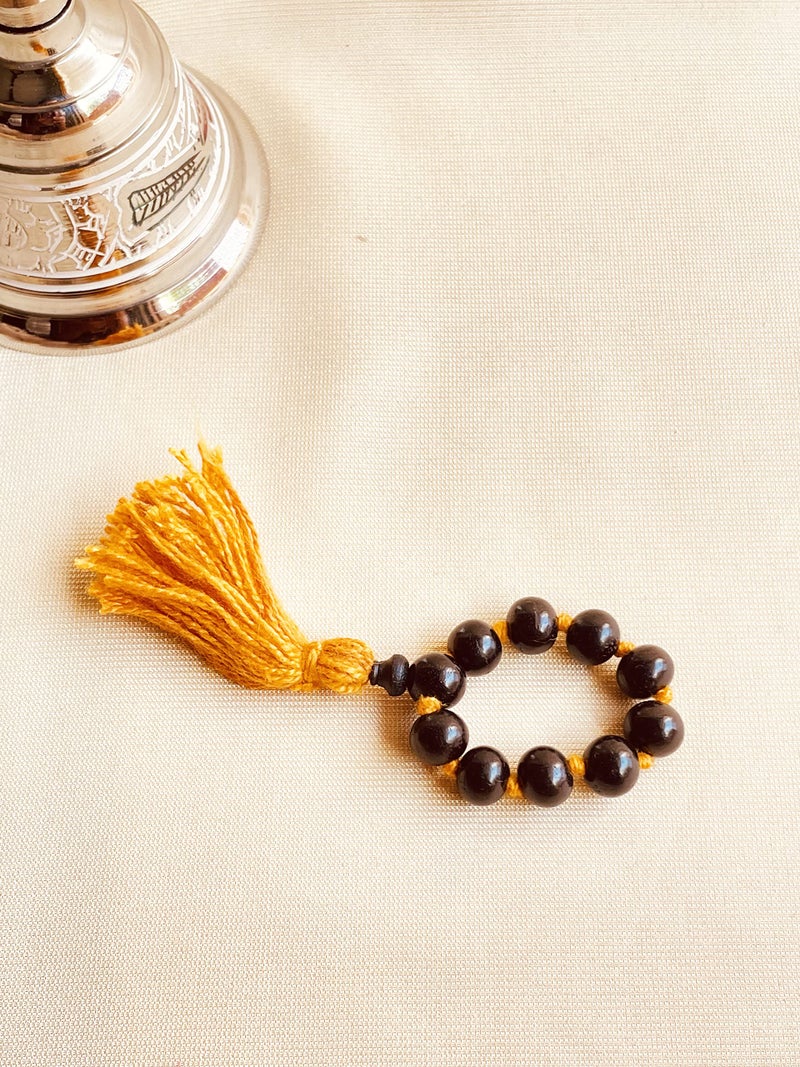 RDK Ebony Finger Mala For Wearing and Pooja (9+1) Karungali Kattai Mala For Japa and Gifting - Image 5
