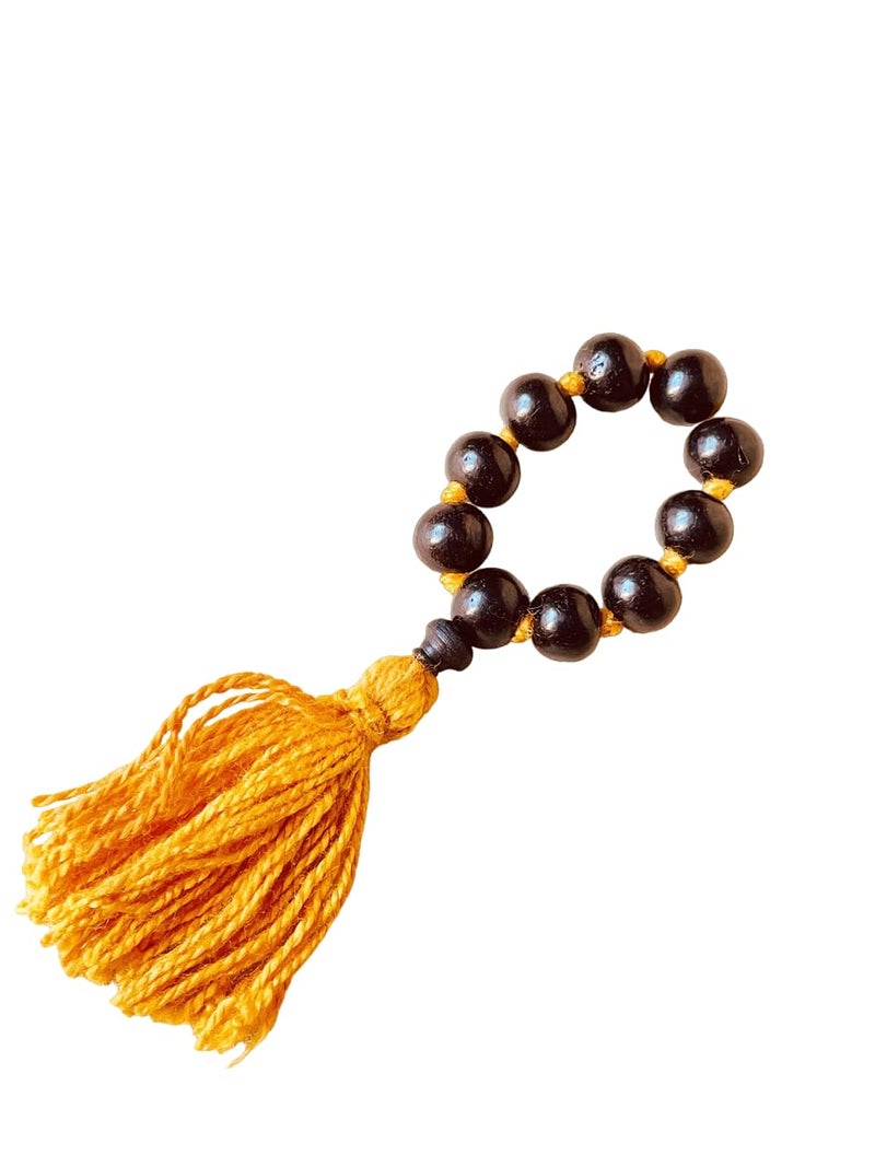RDK Ebony Finger Mala For Wearing and Pooja (9+1) Karungali Kattai Mala For Japa and Gifting - Image 1